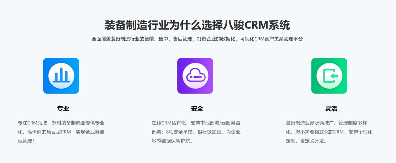 適合裝備制造業(yè)的CRM產(chǎn)品有哪些？